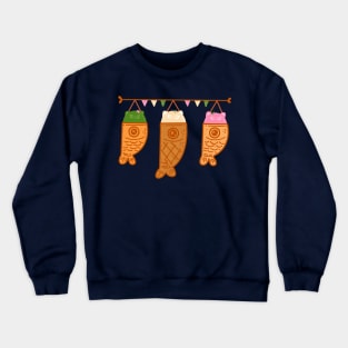 Ice Cream Cats Koinobori Crewneck Sweatshirt